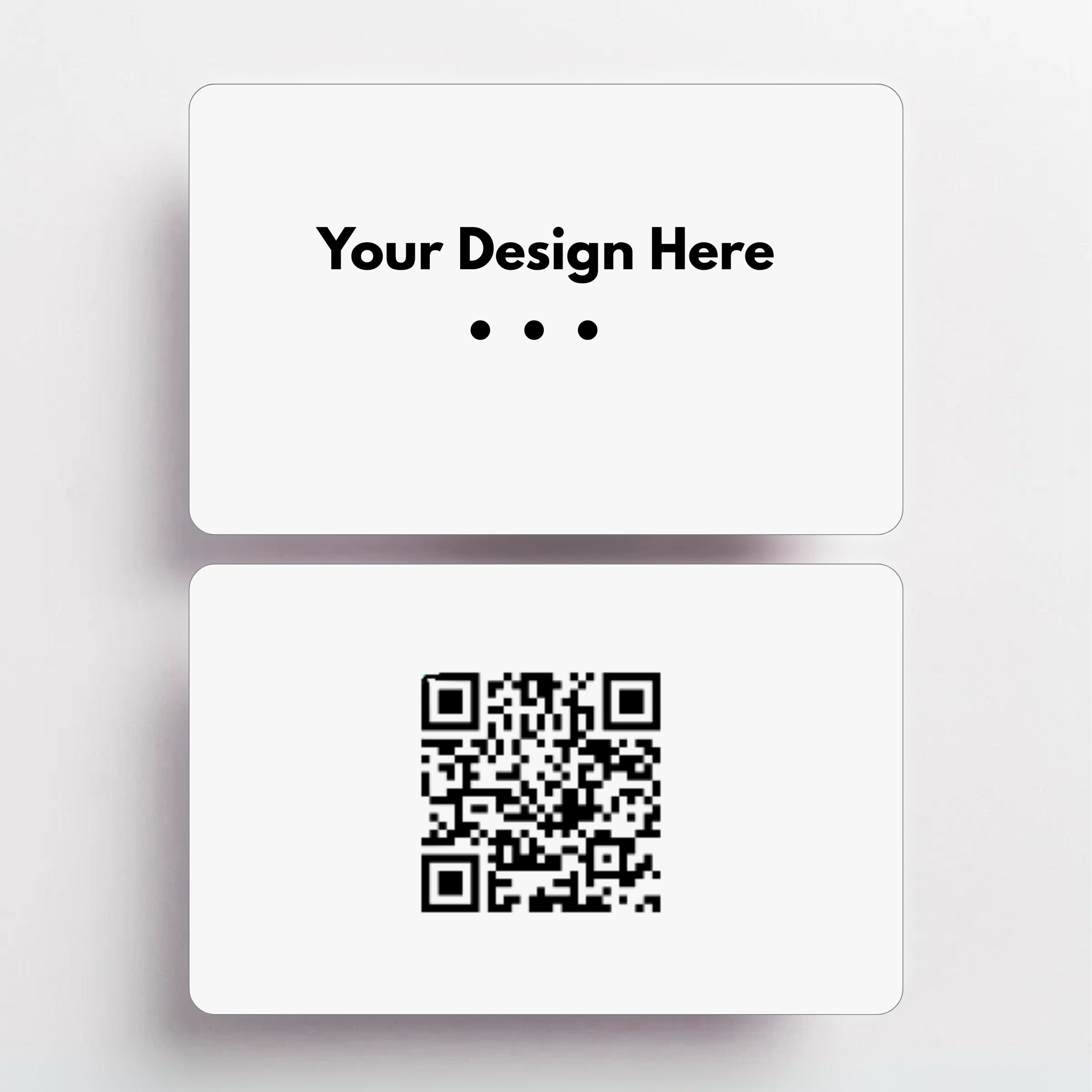 PVC NFC card — White